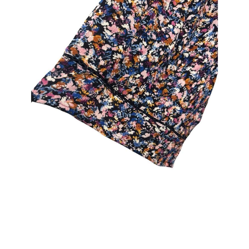NWT J.Jill Multicolor Women’s Peasant Floral Top 3/4 Bell Sleeves Size M Boho - Picture 4 of 10